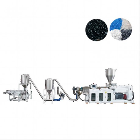 PVC ကောင်တာလှည့်ခြင်း Parallel Twin-Screw Pelletizing Extrusion Line