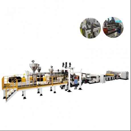 PP/PE နေရောင်ခြည်စွမ်းအင်သုံး Photovoltaic Cell Backsheet Extrusion စက်