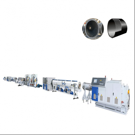 သံမဏိအားဖြည့် Spiral Pipe Extrusion Line