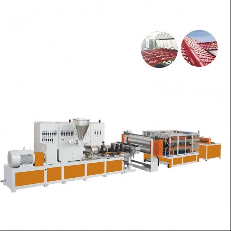 Jwell Machinery China မှ PVC Single/Multi Layer Heat Insulation Corrugated Board & Step-Roofing Extrusion Line